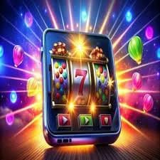 Close-up of fish shooting game targets on a Philippine mobile device screen