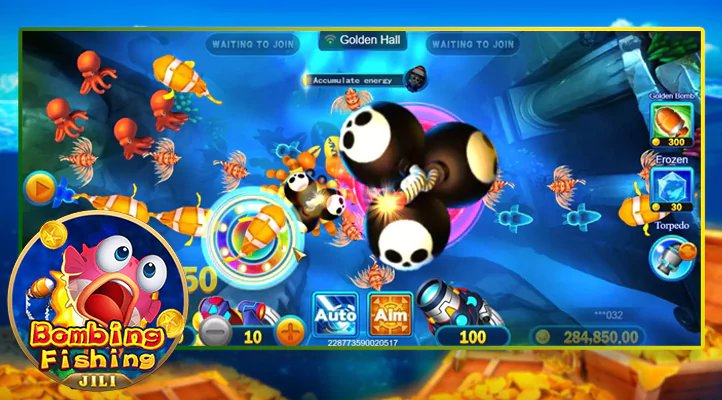 diamond game fish game section showing shooting titles on a mobile screen
